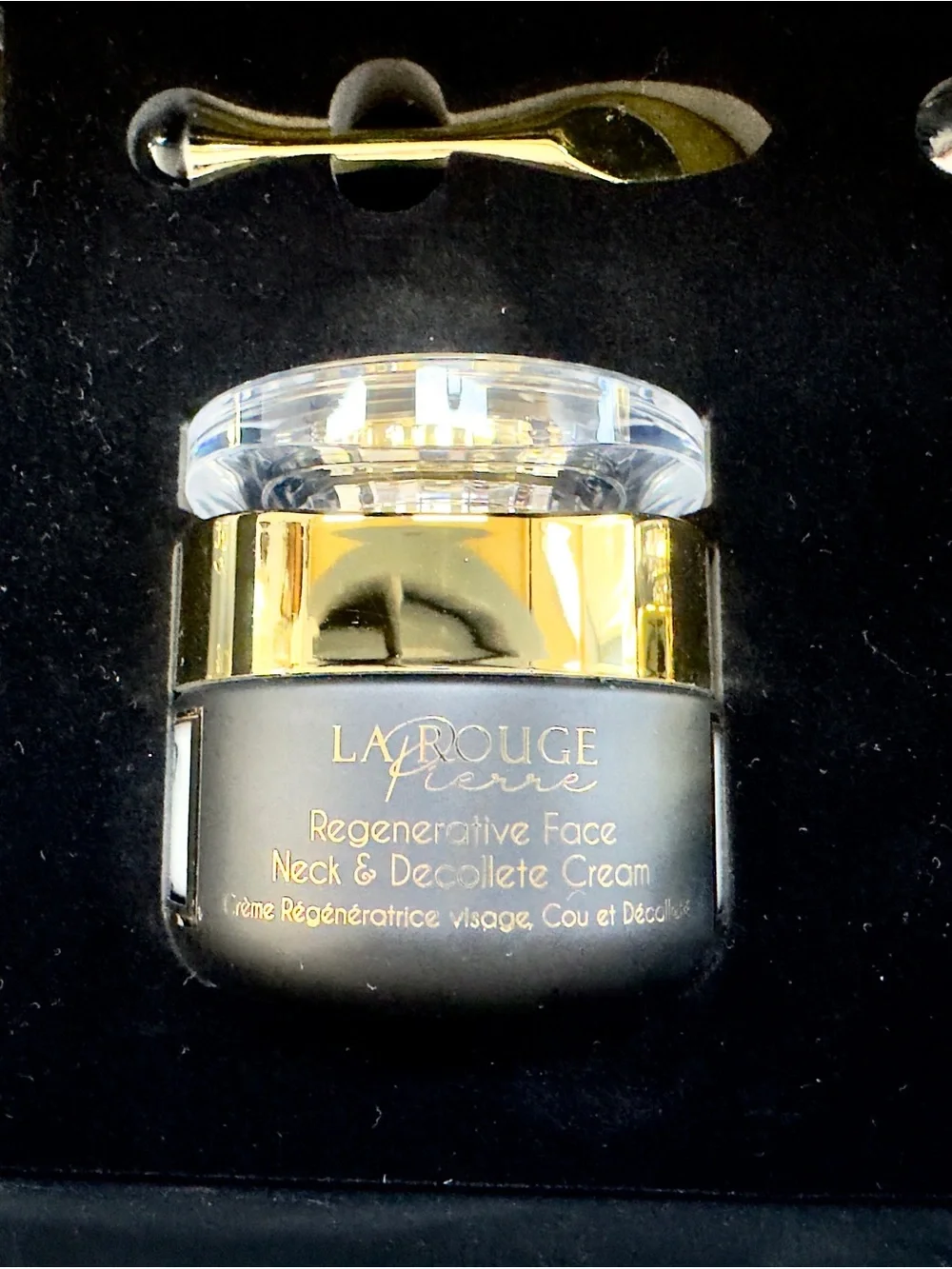 La Rouge Pierre Obsidian Collection Briefcase Skin Care Collection.
